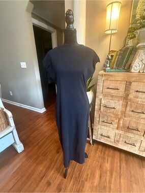 vince camuto faux leather dress Vince Camuto Faux Leather Bodycon Dress, Size 14